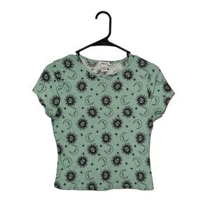 Rue21 Mint Celestial Print Ribbed T-Shirt